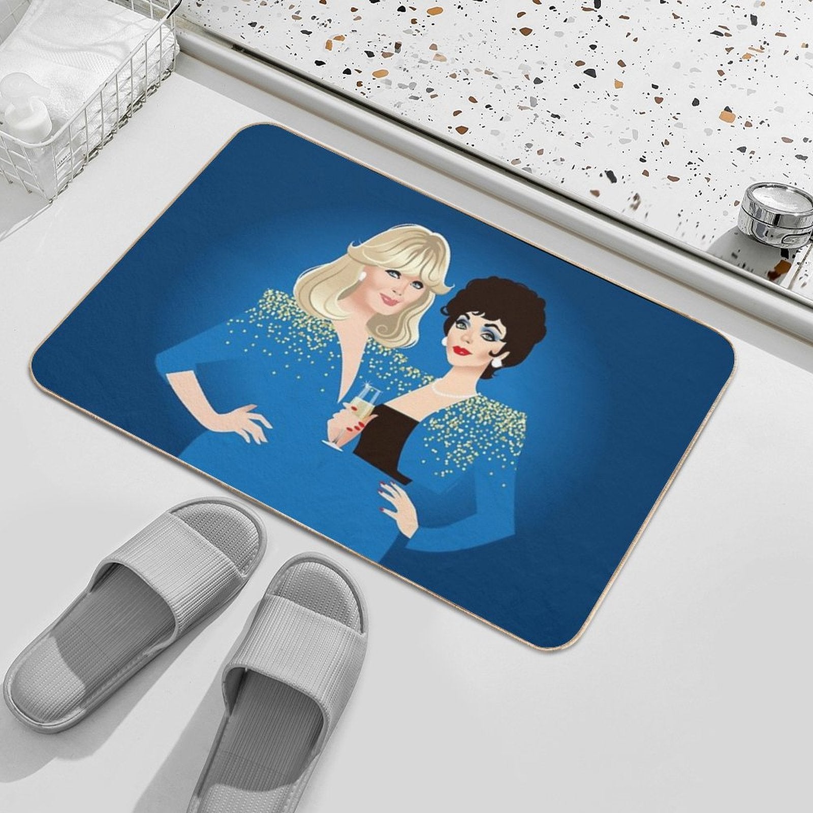 Frenemies  Versatile Bath Mat
