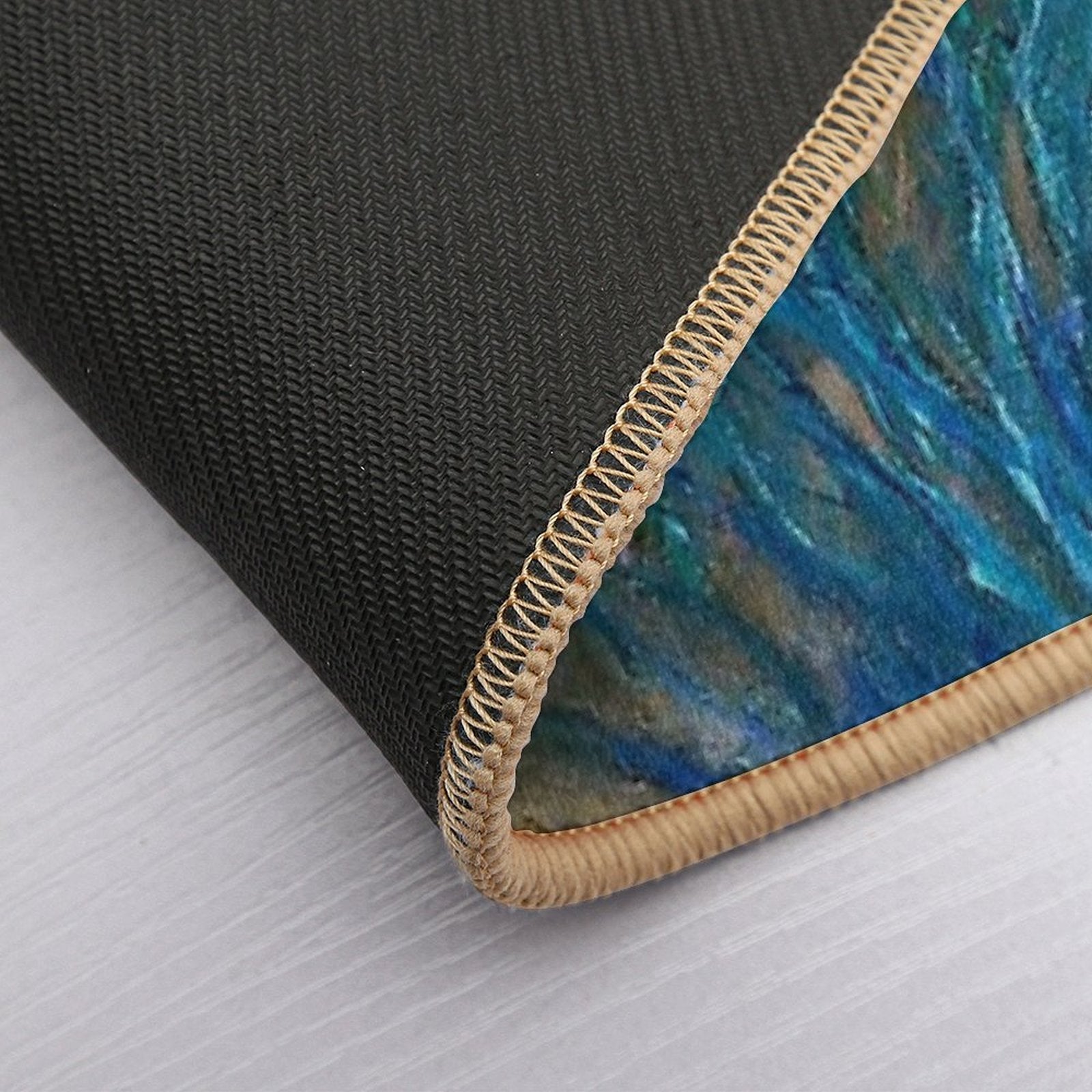 Irises And Water Lilies Claude Monet 1917  Long-Lasting Bath Mat