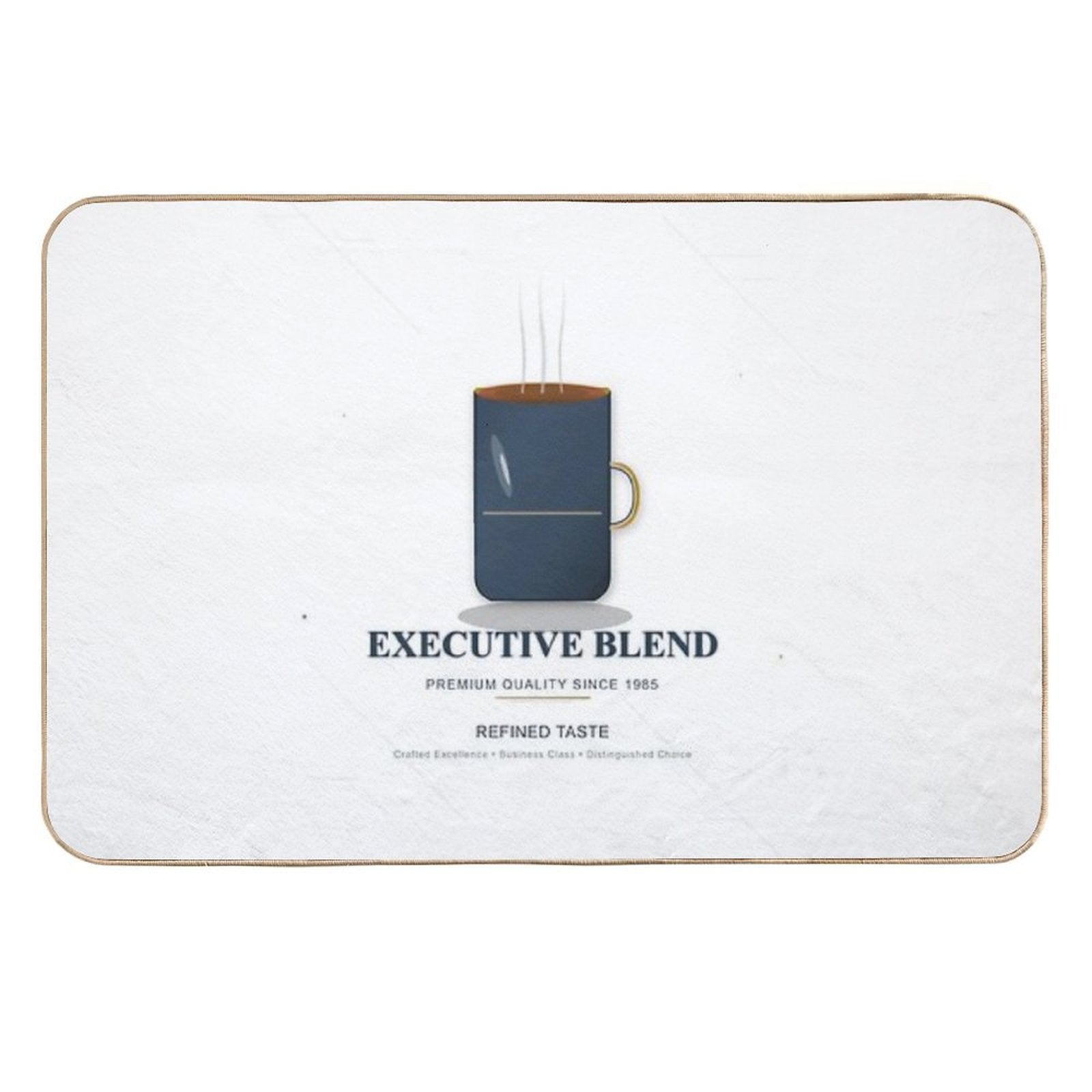 Executive Blend — Elegant And Professional Coffee  Anti-Trip Bath Mat