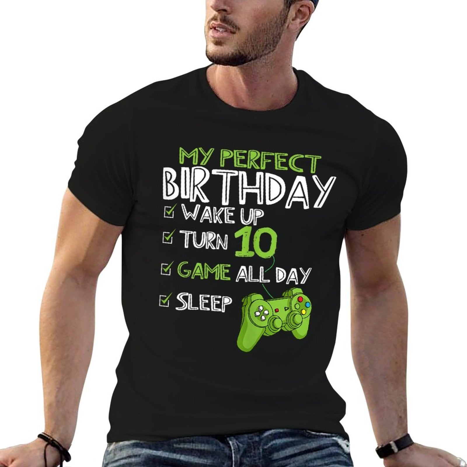 10th Birthday Gaming 10 Years Old Perfect Gamer Gift Boys  Affordable Price T-Shirt