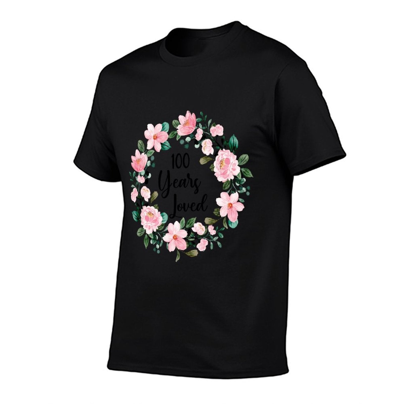 100 Years Loved Women Men 100 Years Old Cool 100th Birthday  Lightweight T-Shirt