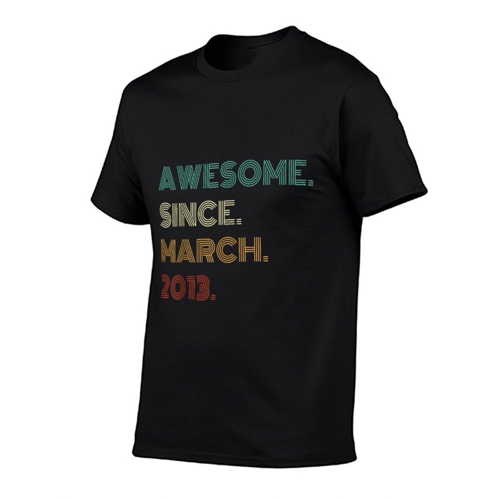 12 Years Old Awesome Since March 2013 12th Birthday  Classic T-Shirt