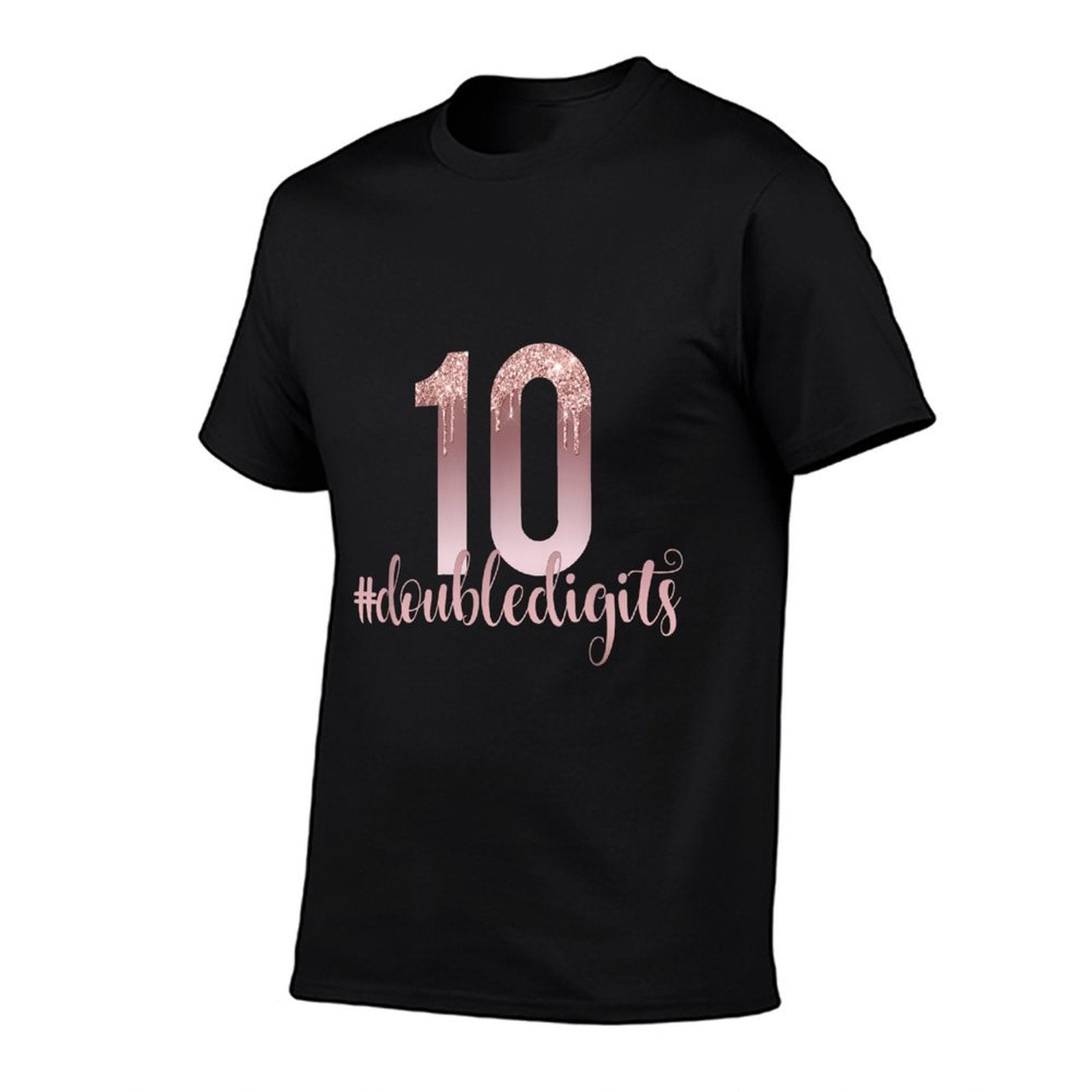 10th Birthday Two Digit Girl Ten Dripping Rose  Classic T-Shirt