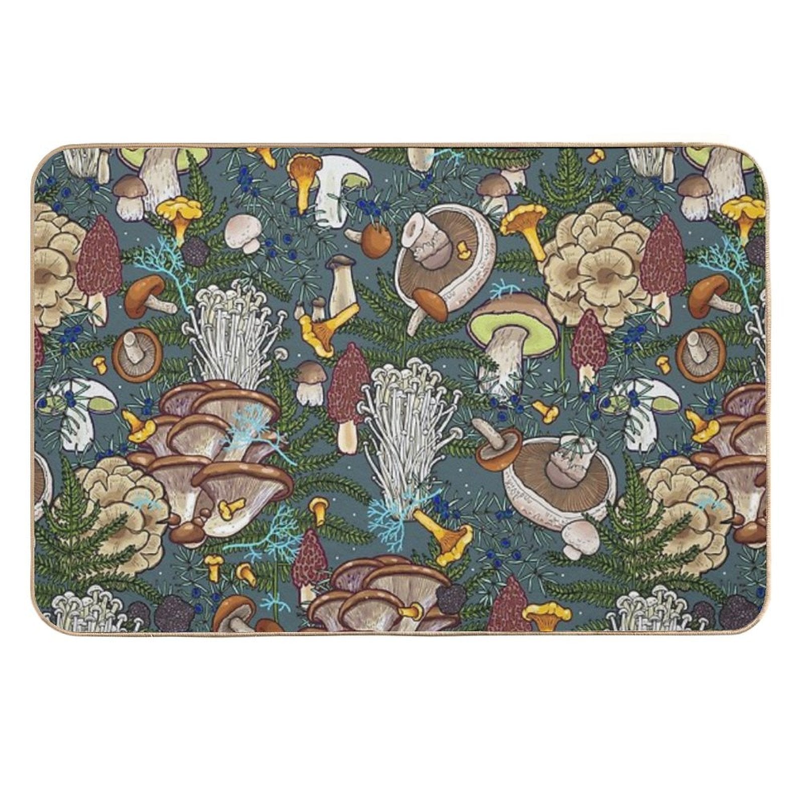 Mushroom Forest  Versatile Bath Mat
