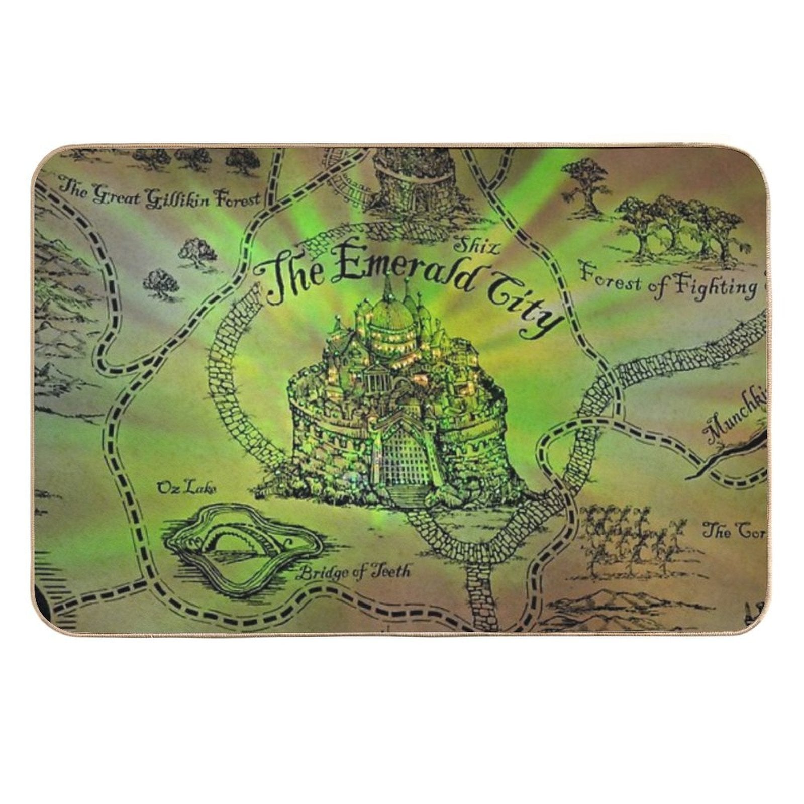 The Emerald City  Long-Lasting Bath Mat