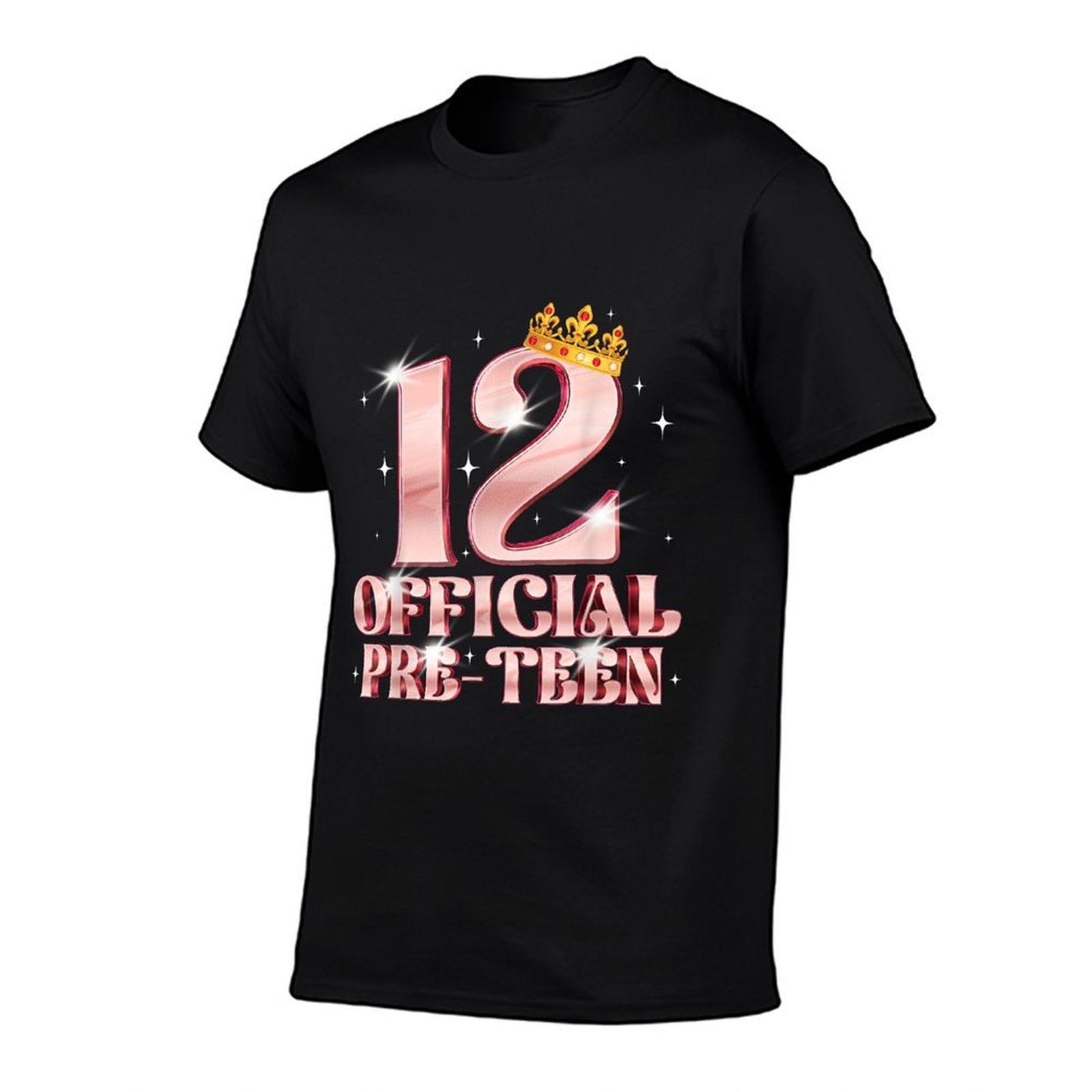 12th Birthday Girls 12 Years Old Official PRE-TEEN  Durable T-Shirt