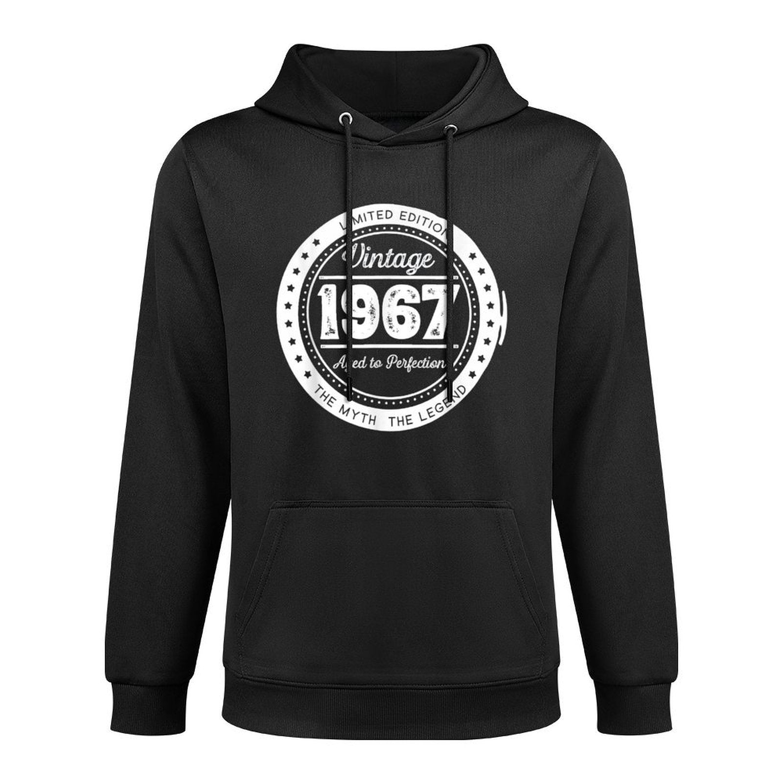 1967 50th Birthday, Fifty Years Old Machine Washable Hoodie
