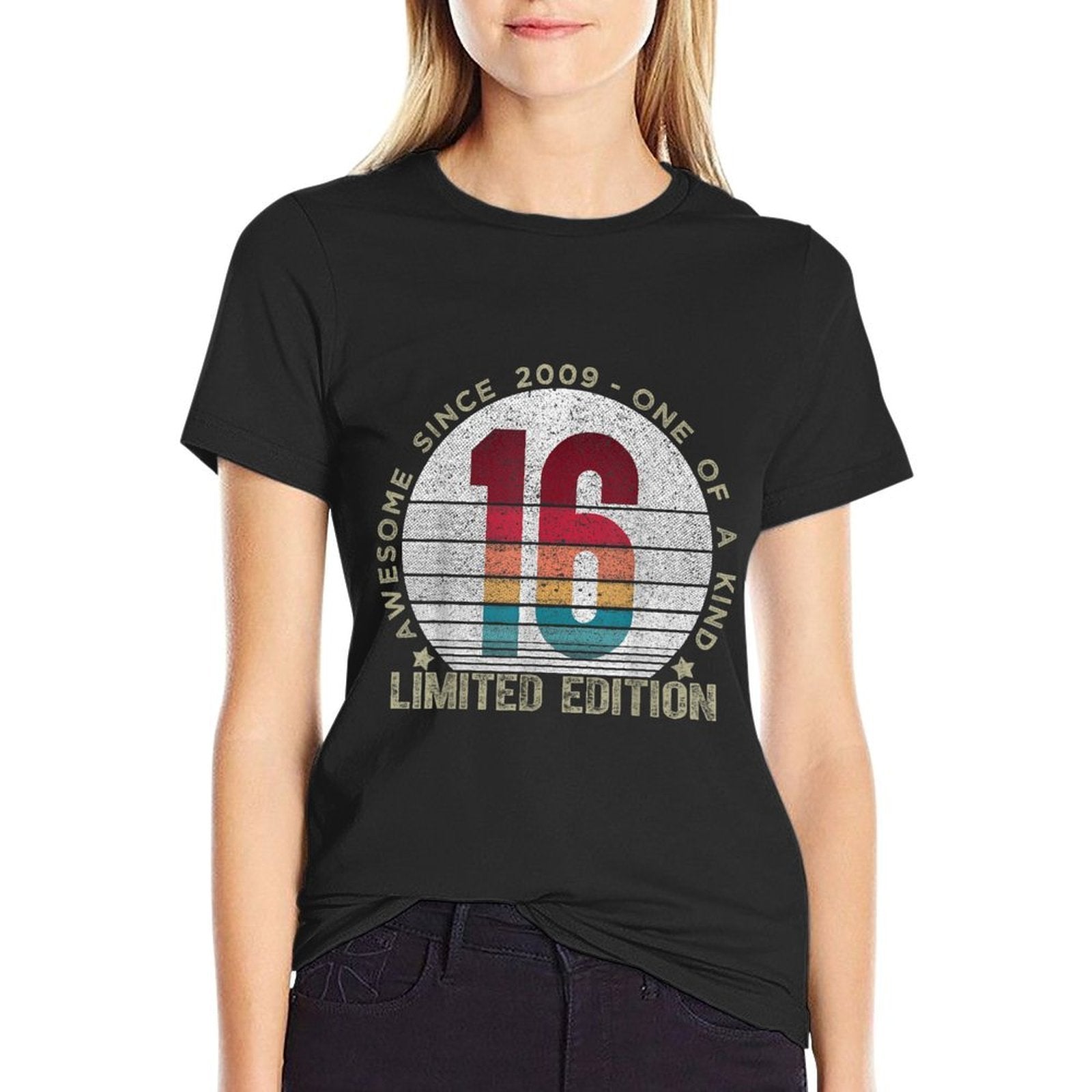 16 Year Old Gifts Vintage 2009 Limited Edition 16th Birthday  Polyester Blend T-Shirt