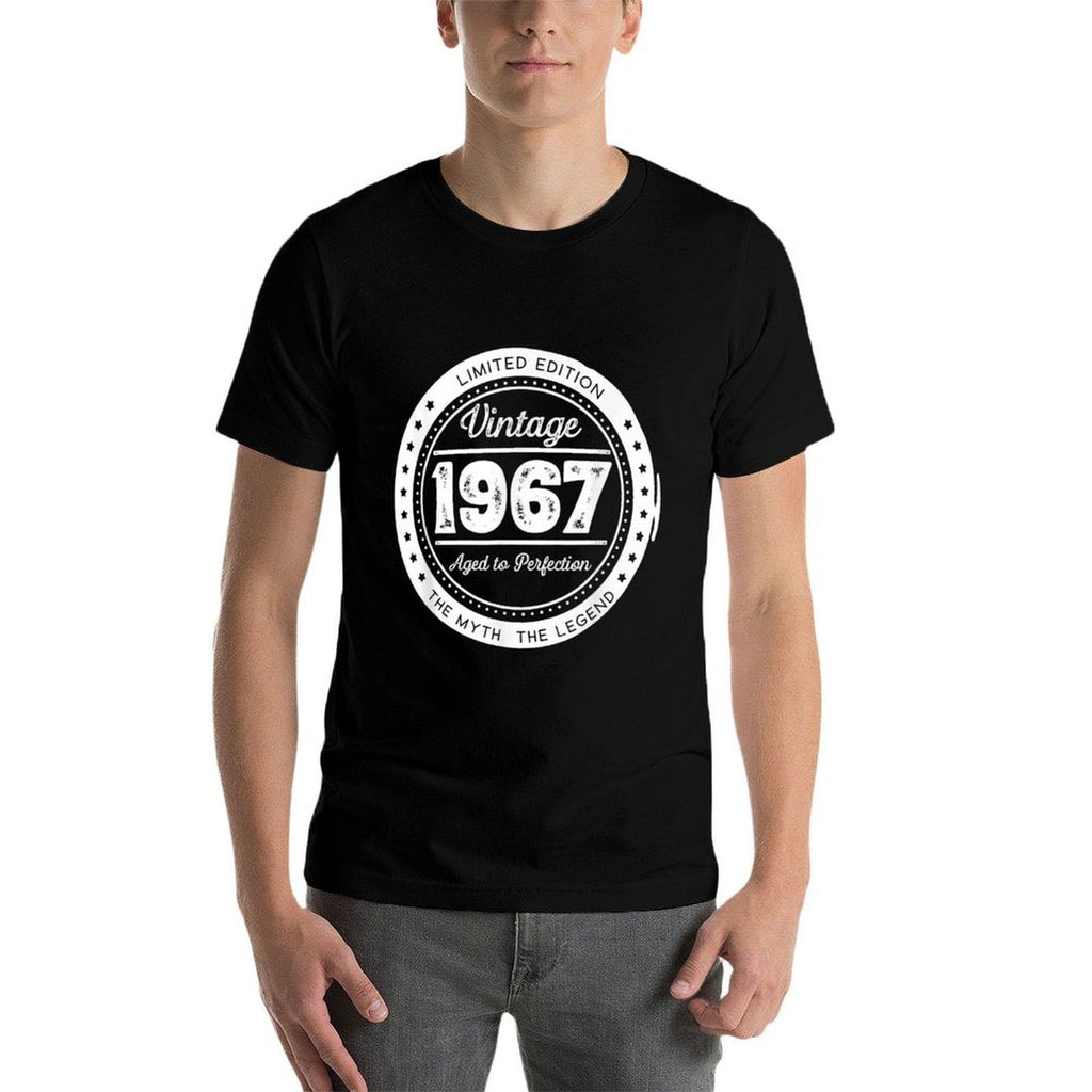 1967 50th Birthday, Fifty Years Old  Fade-proof Color T-Shirt