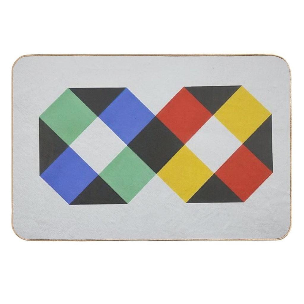 Max Bill  Slip-Resistant Bath Mat