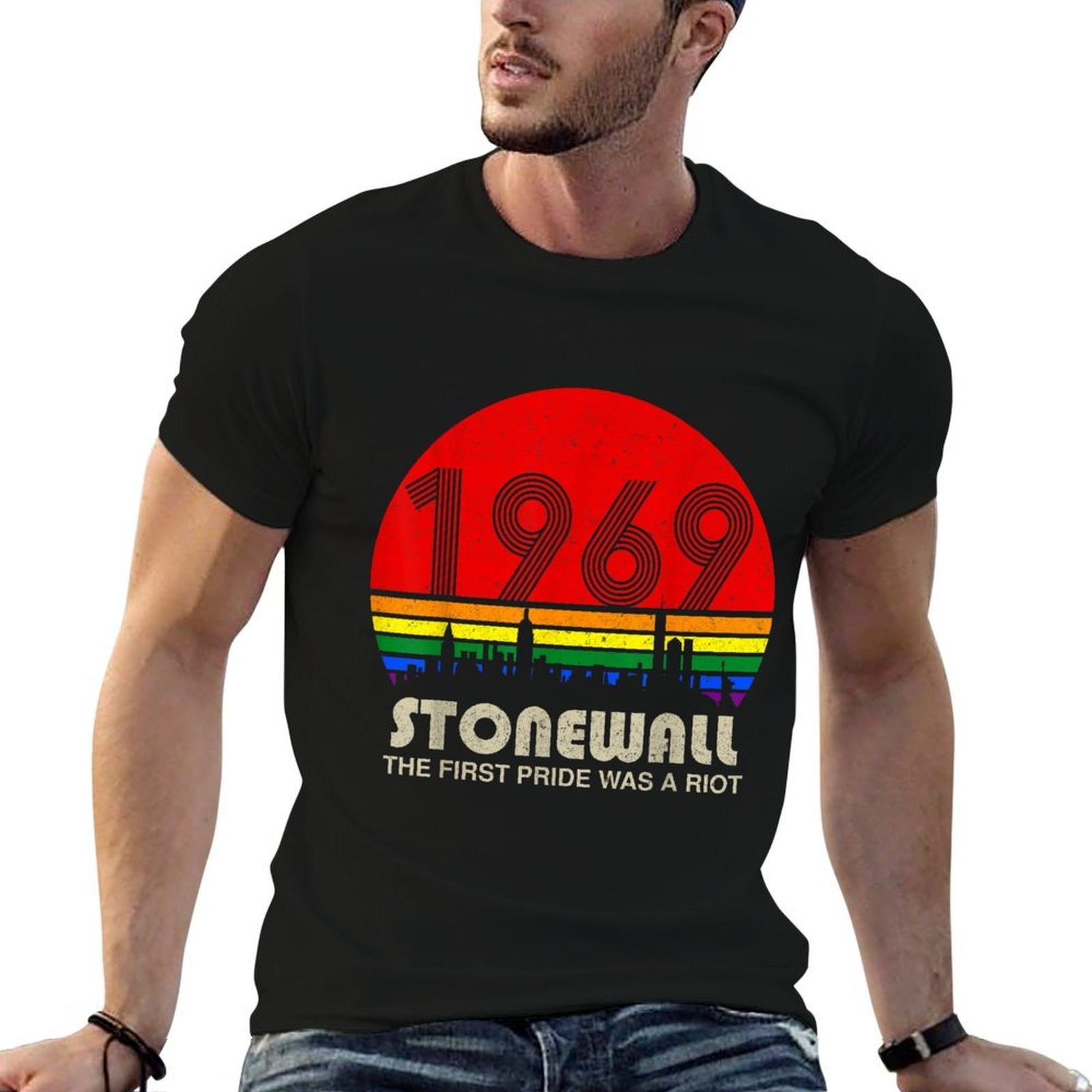 1969 The First Pride Was A Riot LGBT Pride Rainbow  Breathable T-Shirt