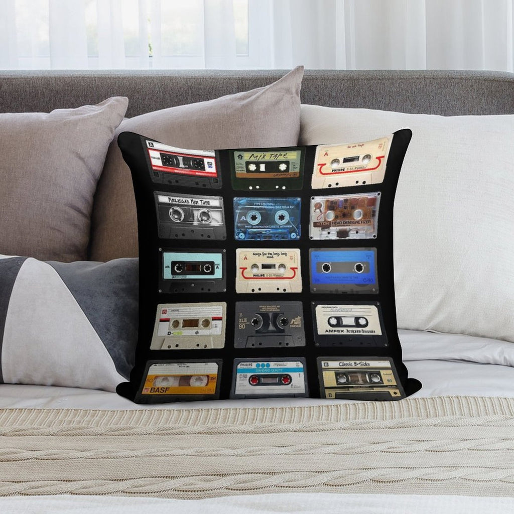 #Music Soft Fade-Resistant Throw Pillow