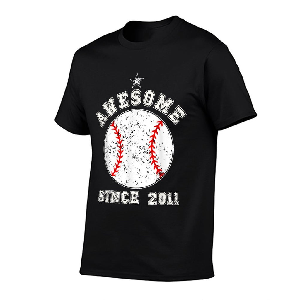 14 Year Old Boy Baseball Awesome Since 2011 14th Birthday  Odor-resistant T-Shirt