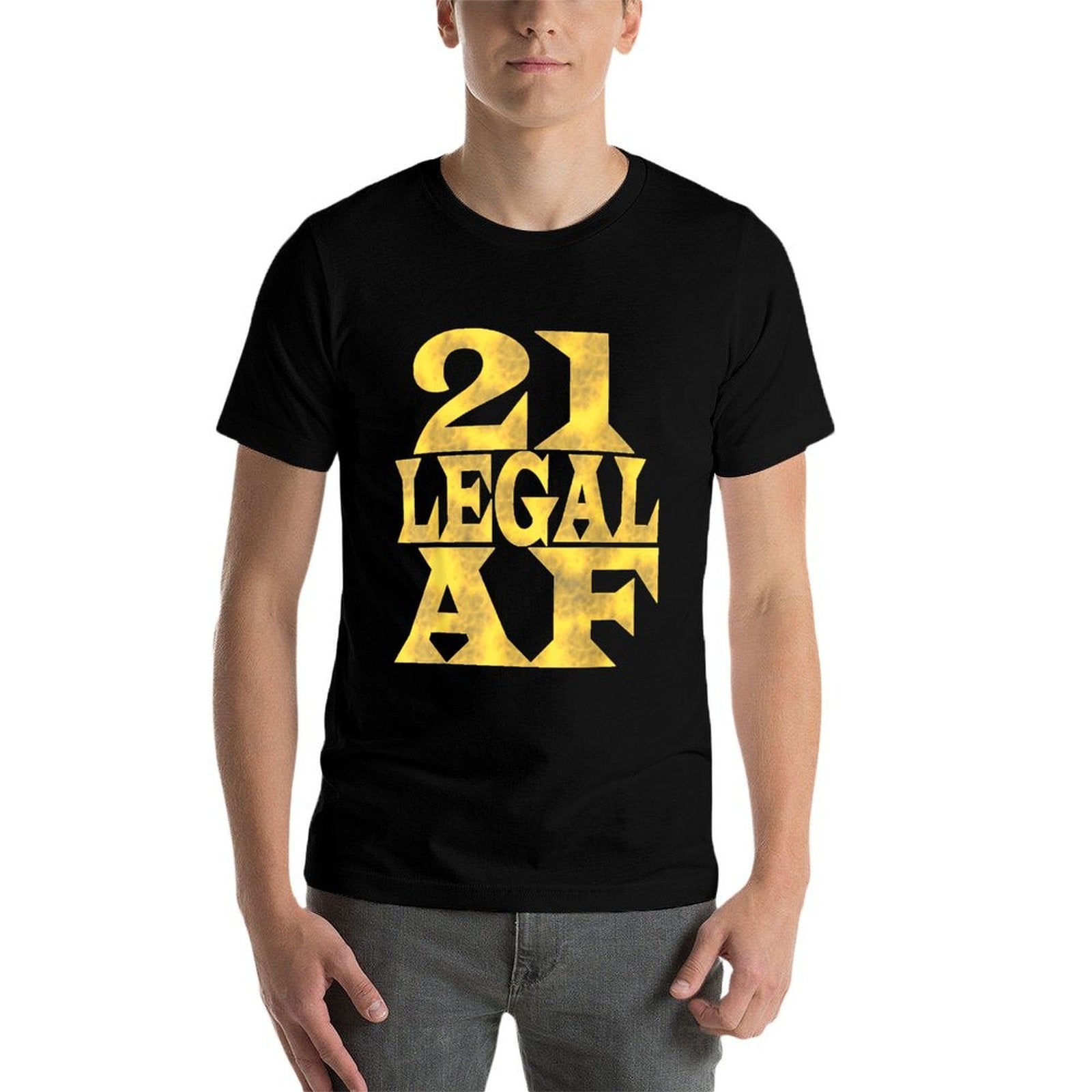 21 Legal AF 21st Birthday  Polyester Blend T-Shirt