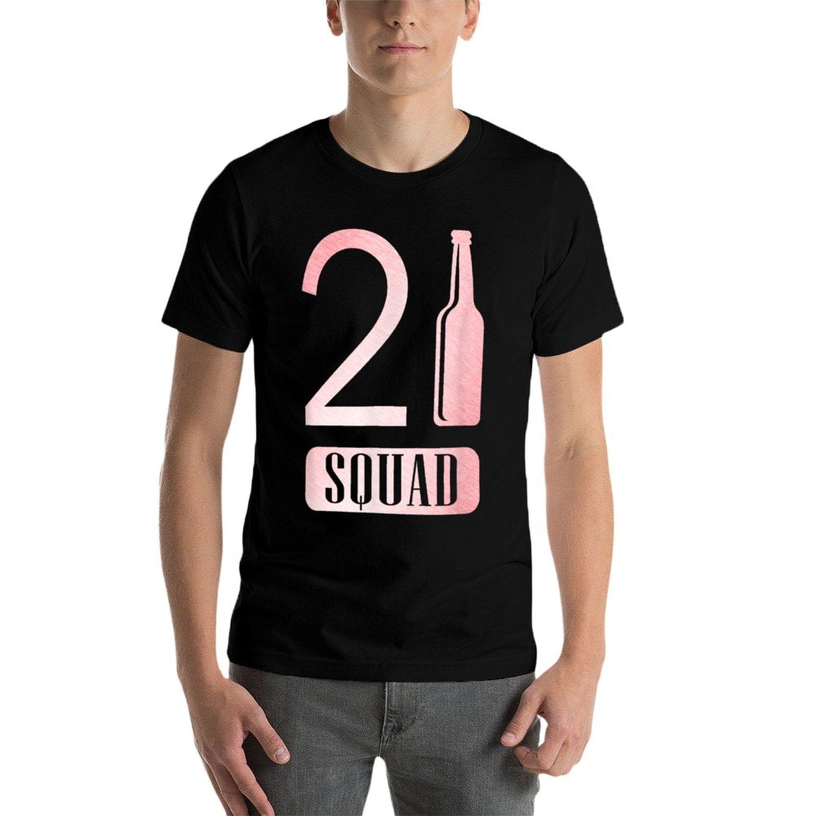 21st Squad Pink Birthday Funny Gift T  Soft T-Shirt