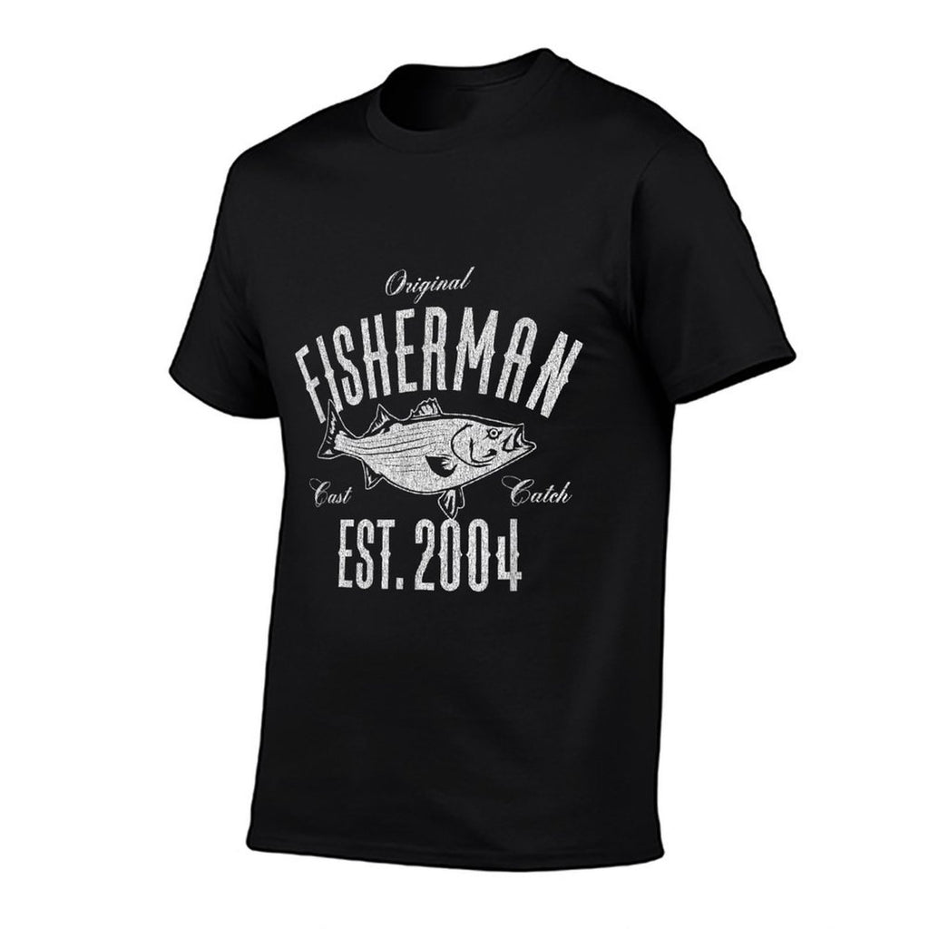 21 Year Old Fisherman Fishing 2004 21st Birthday  Odor-resistant T-Shirt