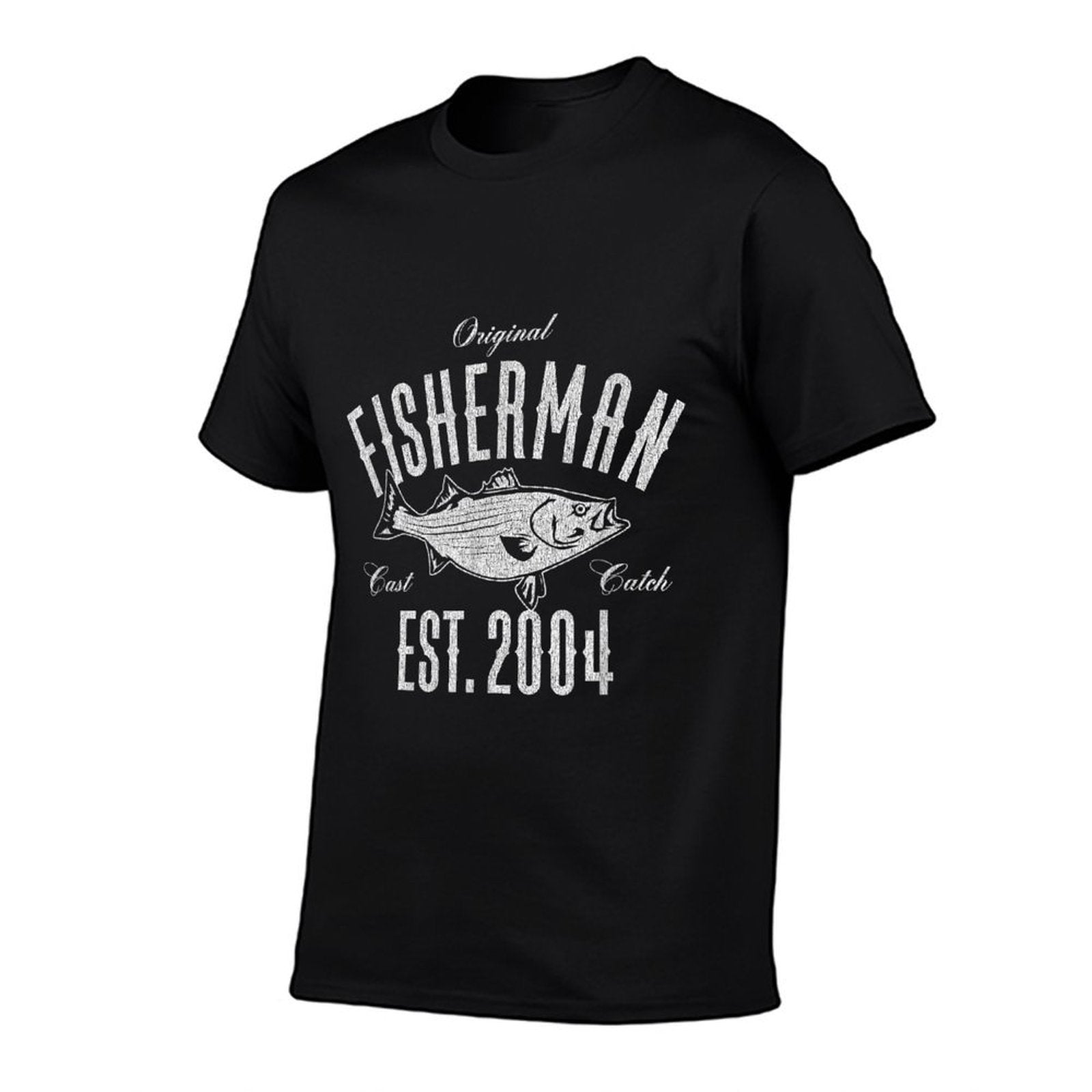 21 Year Old Fisherman Fishing 2004 21st Birthday  Odor-resistant T-Shirt