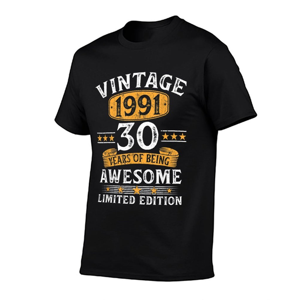 30 Years Old Gift Vintage 1991 Limited Edition 30th Birthday  Polyester Blend T-Shirt