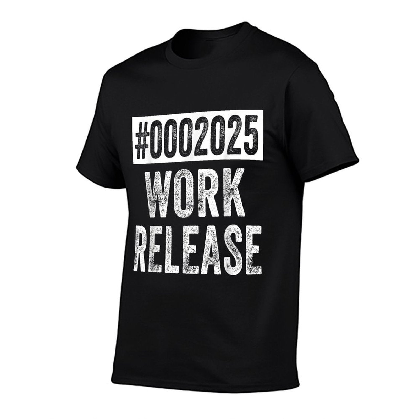 2025 Work Release Funny Retirement 2025 Retired Men Women  Heathered Texture T-Shirt