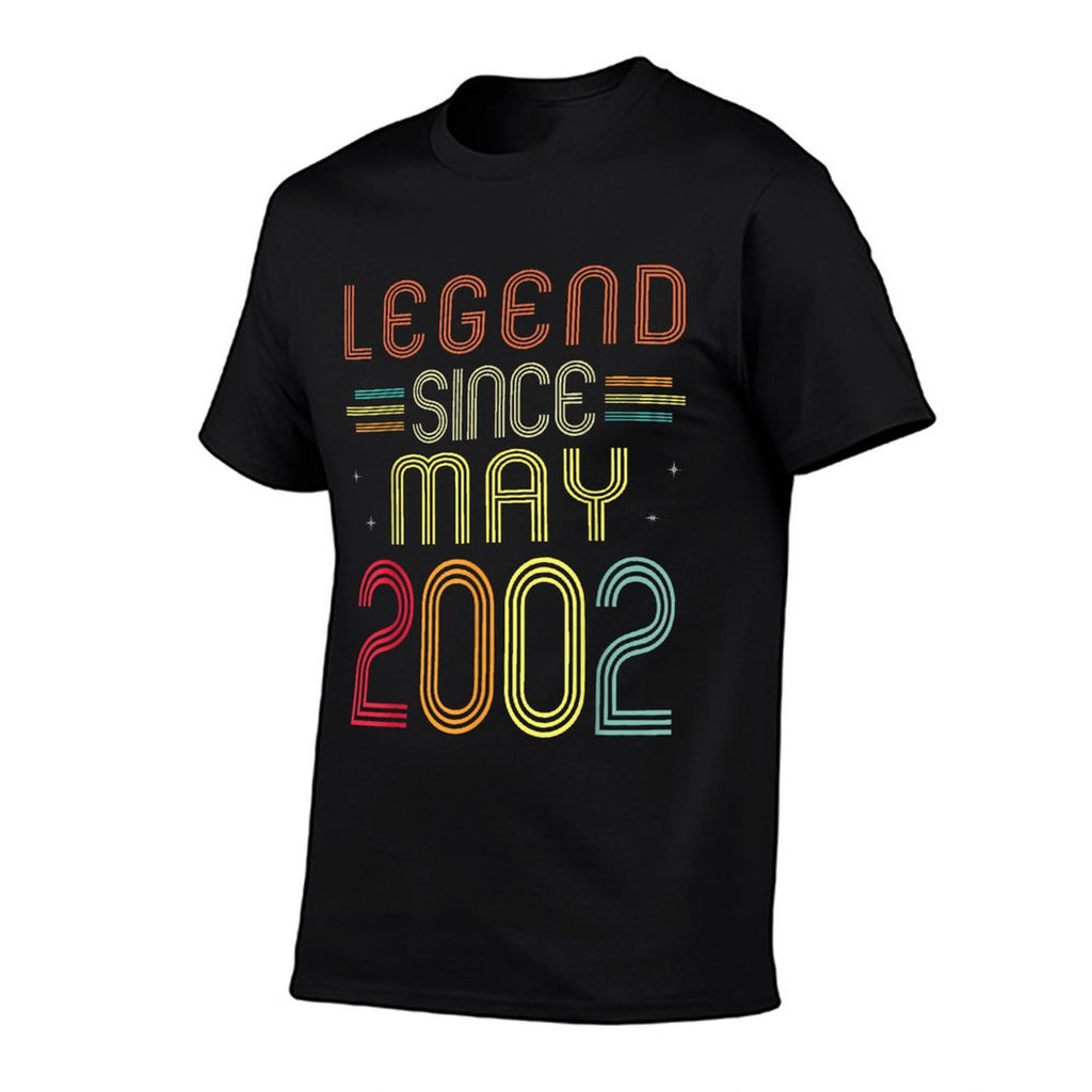 21 Years Old Gifts - Legend Since May 2002 21st Birthday  Moisture-wicking T-Shirt