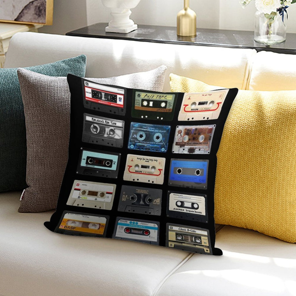 #Music Soft Fade-Resistant Throw Pillow