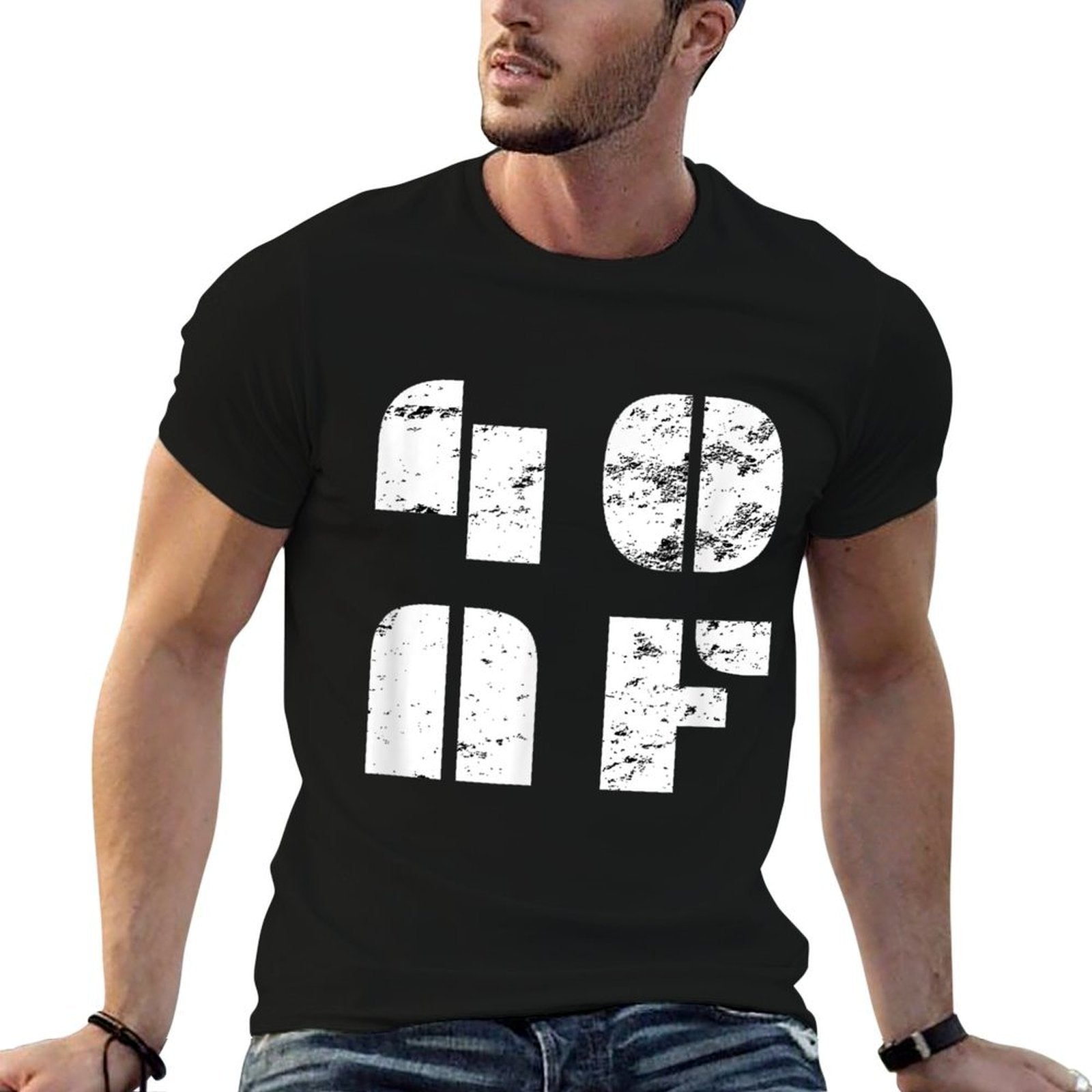 40 AF - Forty AF - 40th Birthday T  Ribbed Collar T-Shirt