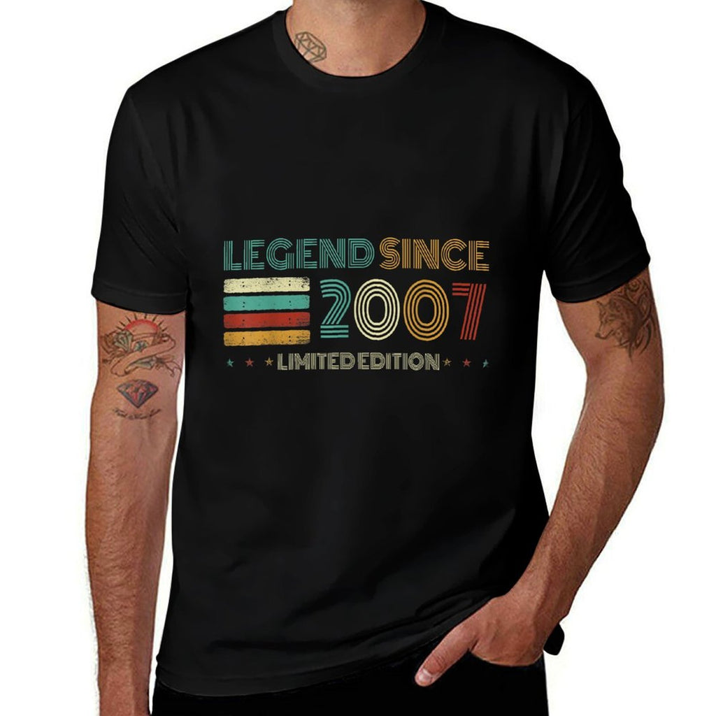 18 Years Old Legend Since 2007 18th Birthday  Affordable Price T-Shirt