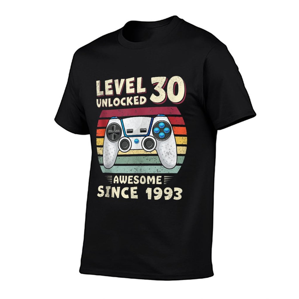 30 Birthday Decorations Gamer Men Video 1993 30th Birthday  Moisture-wicking T-Shirt