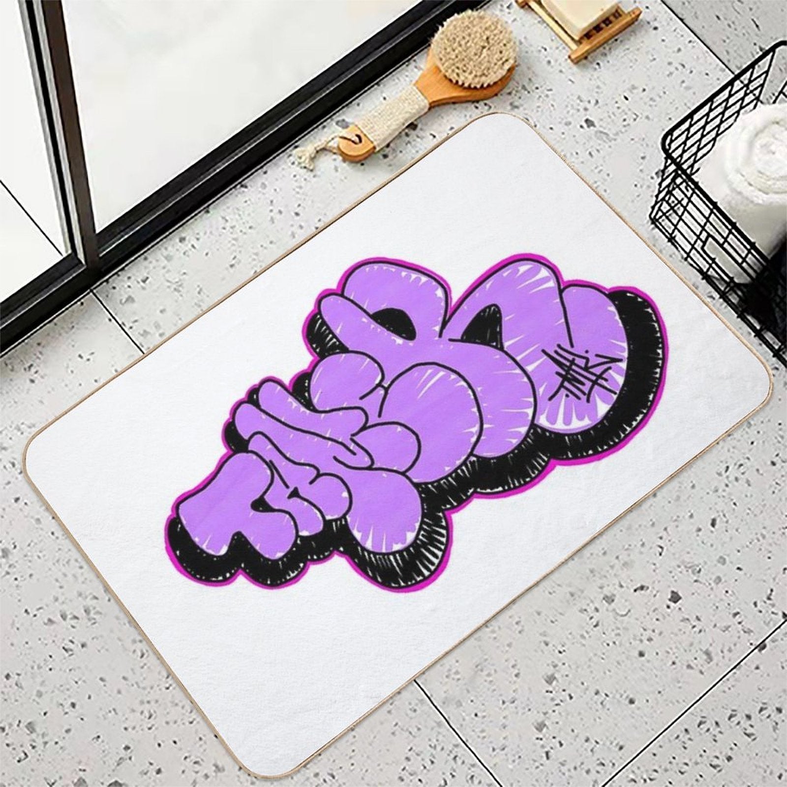 TAMEK Pink Throwie  Pet-Safe Bath Mat