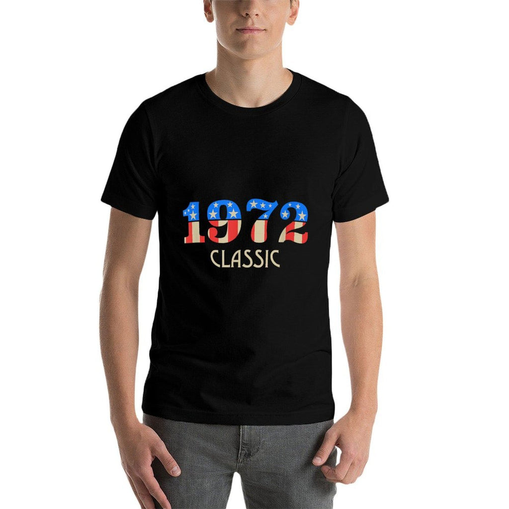 1972 Classic Rock Vintage Rock And Roll Style 50th Birthday  Classic T-Shirt