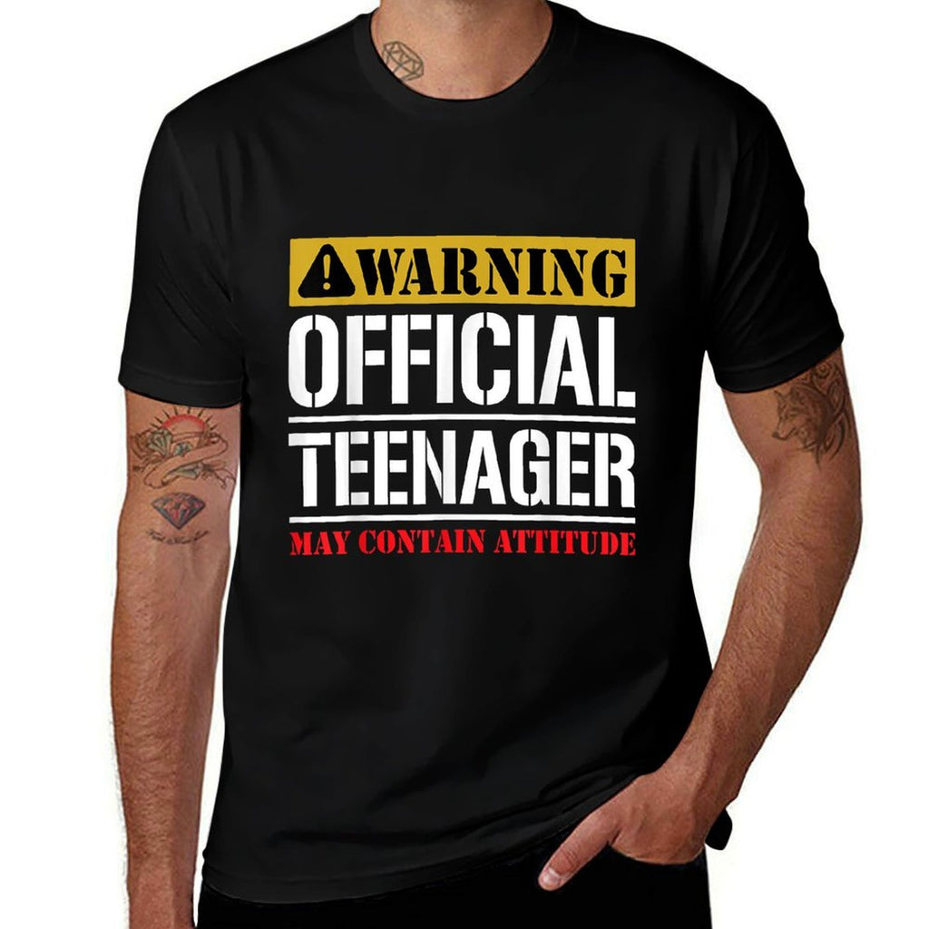 13 Birthday Officialnager Boy 13yr Math 13th Birthday  Rolled Sleeves T-Shirt