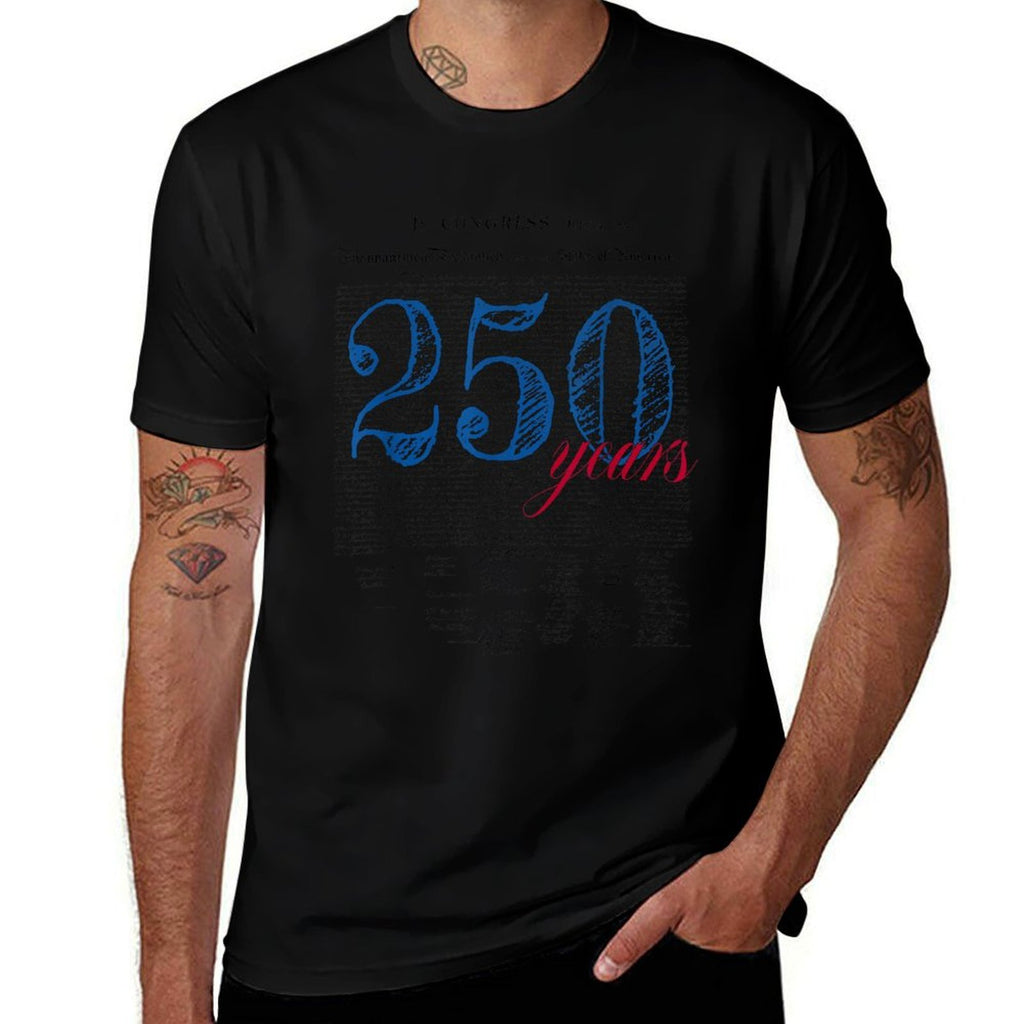 250 Years America Anniversary 250th Independence Day  Moisture-wicking T-Shirt