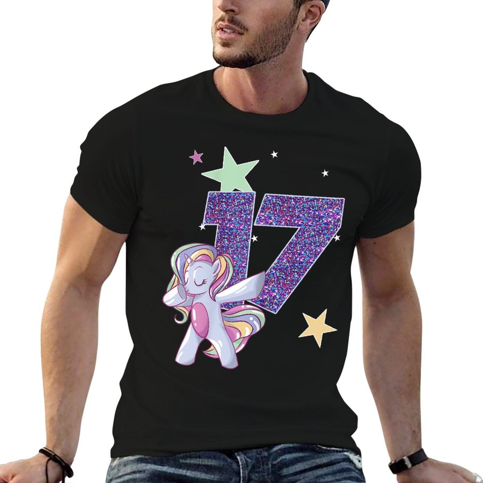 17th Birthday Girl Gift for 17th Birthday  High-quality Stitching T-Shirt