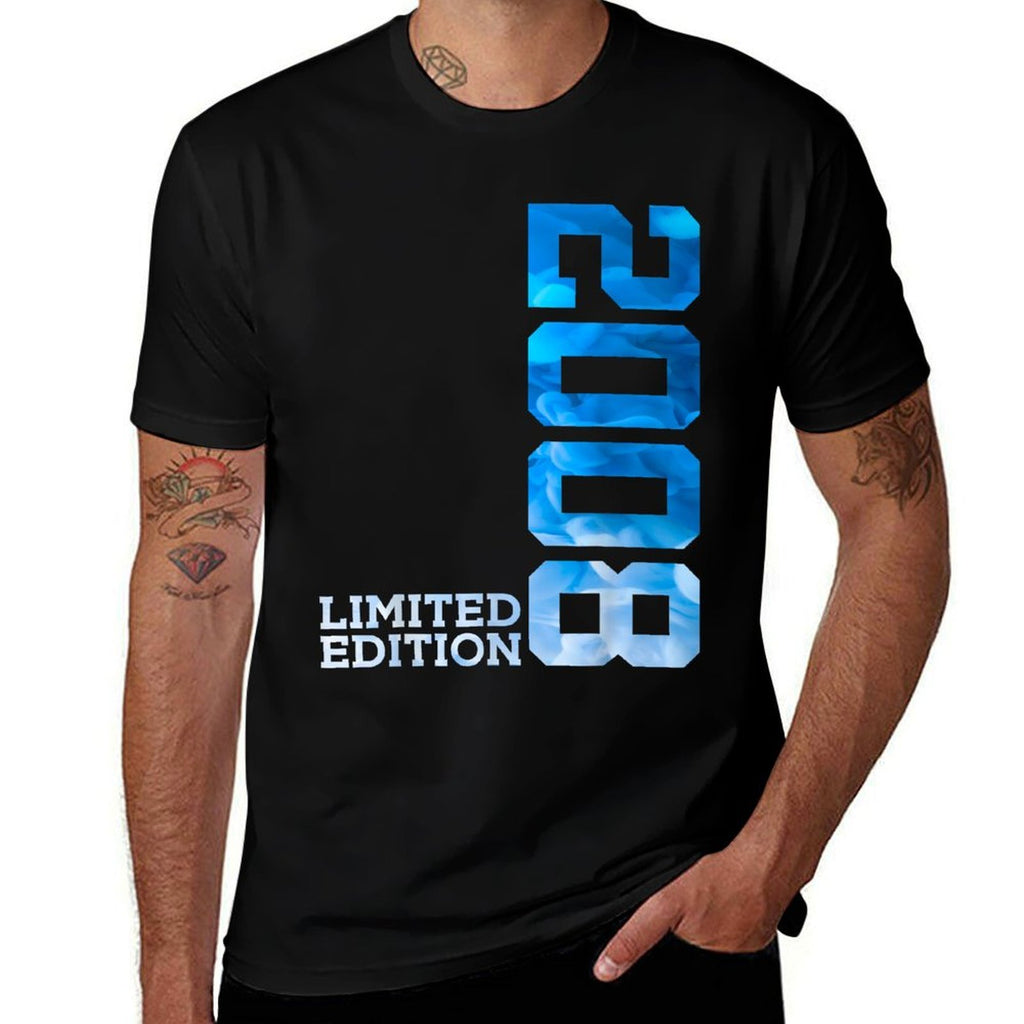 17 YEARS 17TH BIRTHDAY LIMITED EDITION 2008  Trendy Pattern T-Shirt