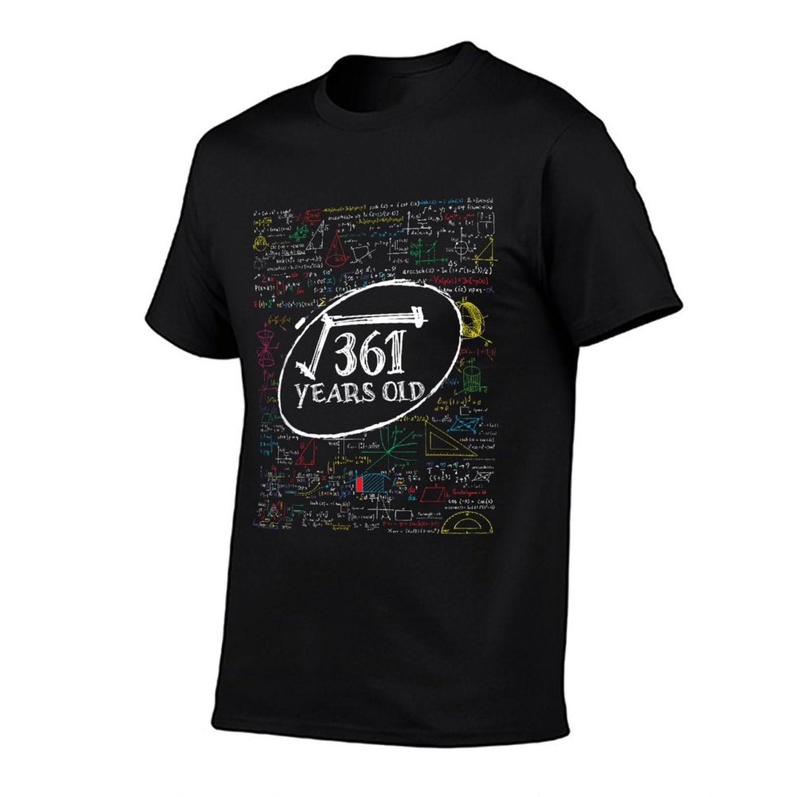 19 Years Old Birthday Mathematics Square Root 361  High-quality Stitching T-Shirt