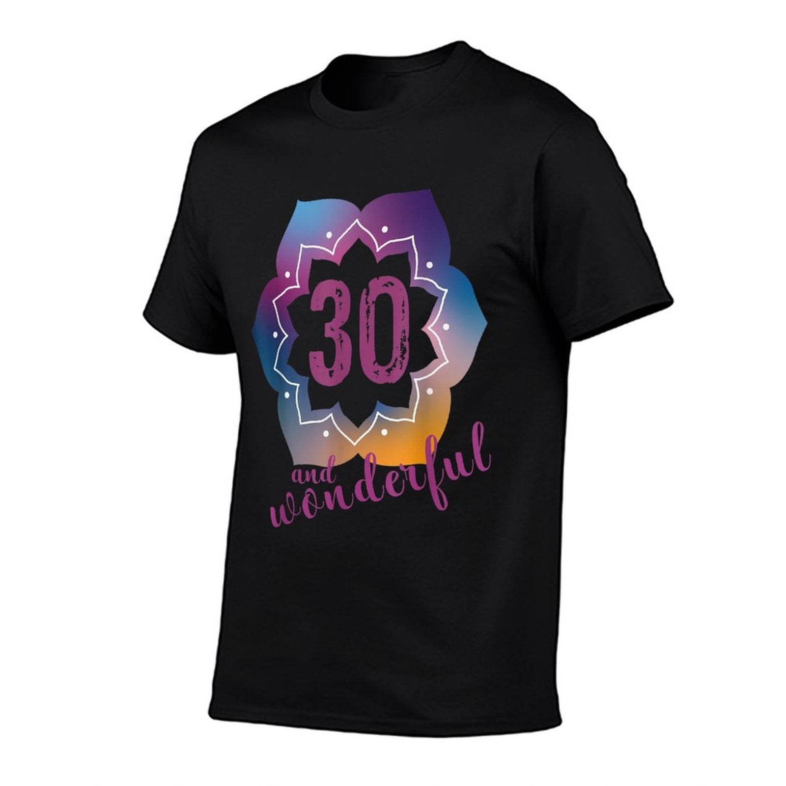 30 And Wonderful 30th Birthday T Shirt  Heathered Texture T-Shirt