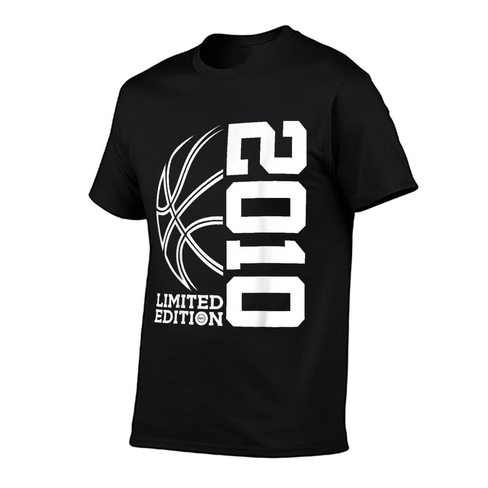 15th BIRTHDAY BASKETBALL LIMITED EDITION 2010  Ribbed Collar T-Shirt