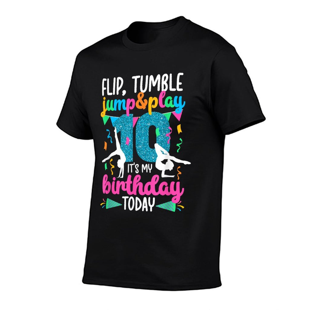 10th Birthday Gymnastics Girl Ten Year Old Gymnast  Vintage-inspired T-Shirt