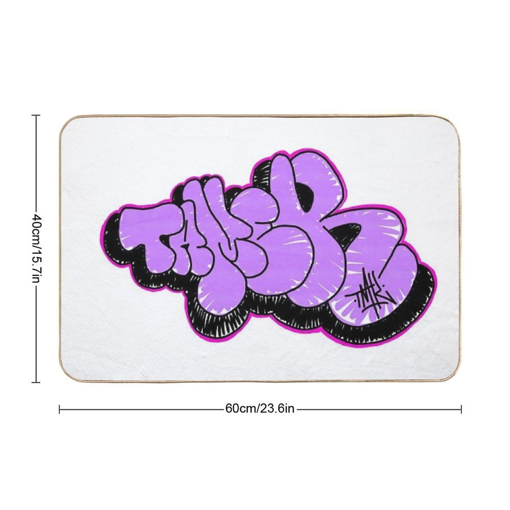 TAMEK Pink Throwie  Pet-Safe Bath Mat