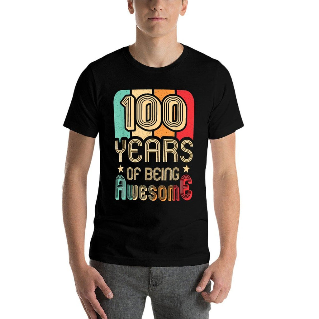 100 Years Of Being Awesome 100 Years Old 100th Birthday  Breathable T-Shirt