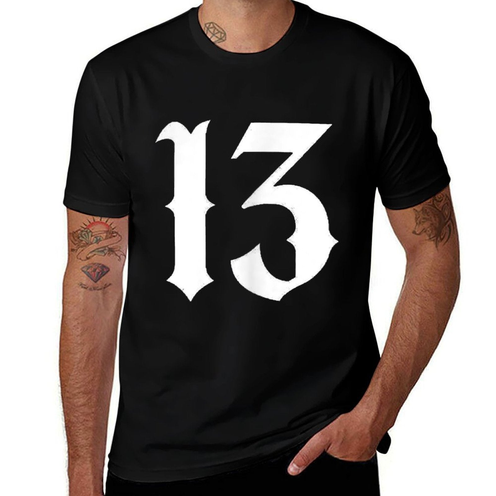 13, Lucky Number 13, 13 Mobile Phone Case, Number 13  Classic T-Shirt