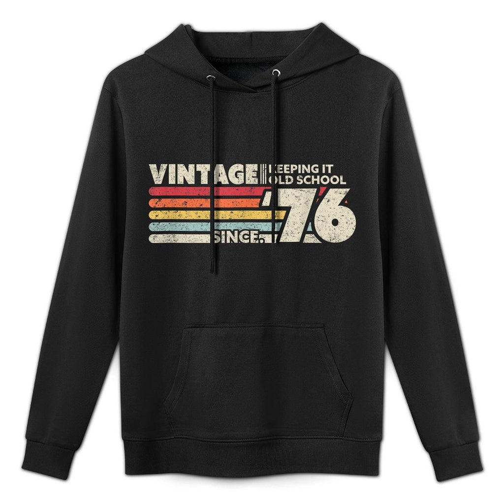 1976 Birthday Vintage, Retro Vintage Moisture-Wicking Hoodie