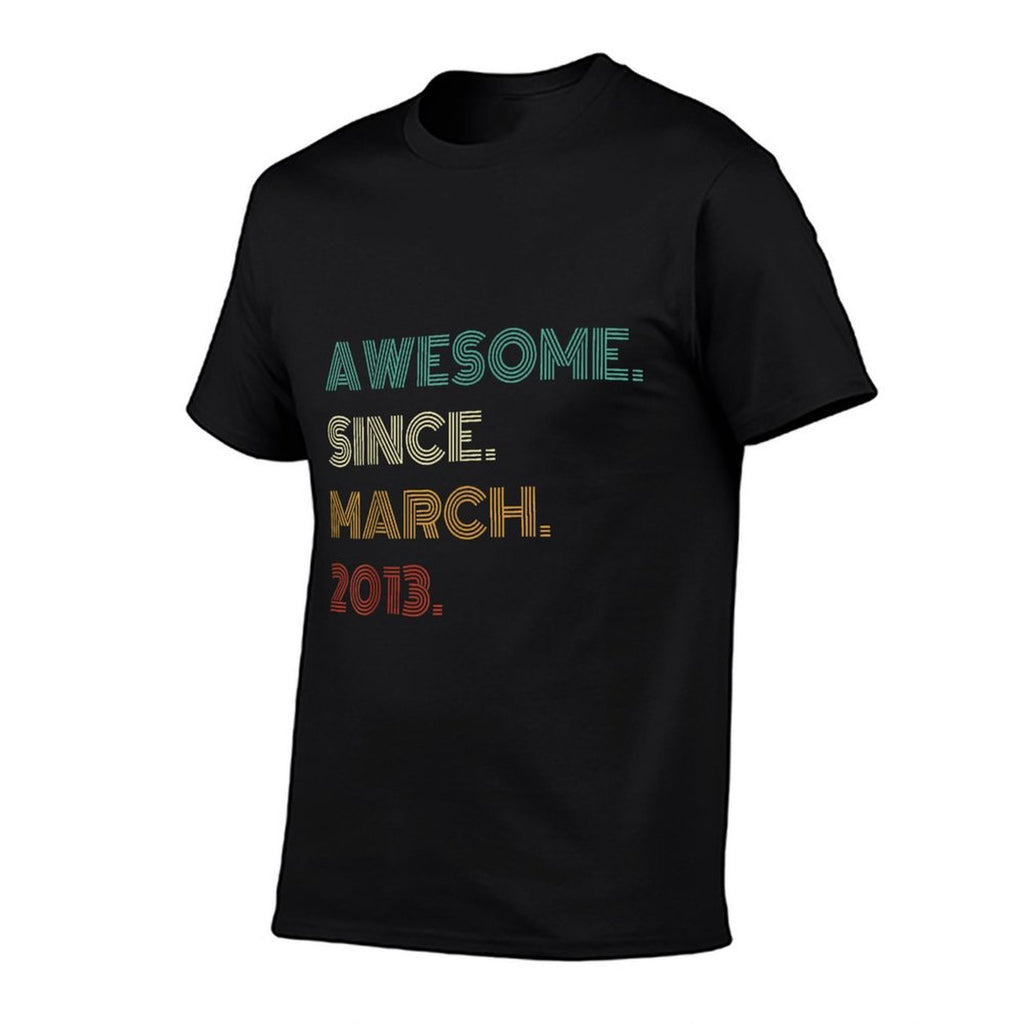 12 Years Old Awesome Since March 2013 12th Birthday  Classic T-Shirt