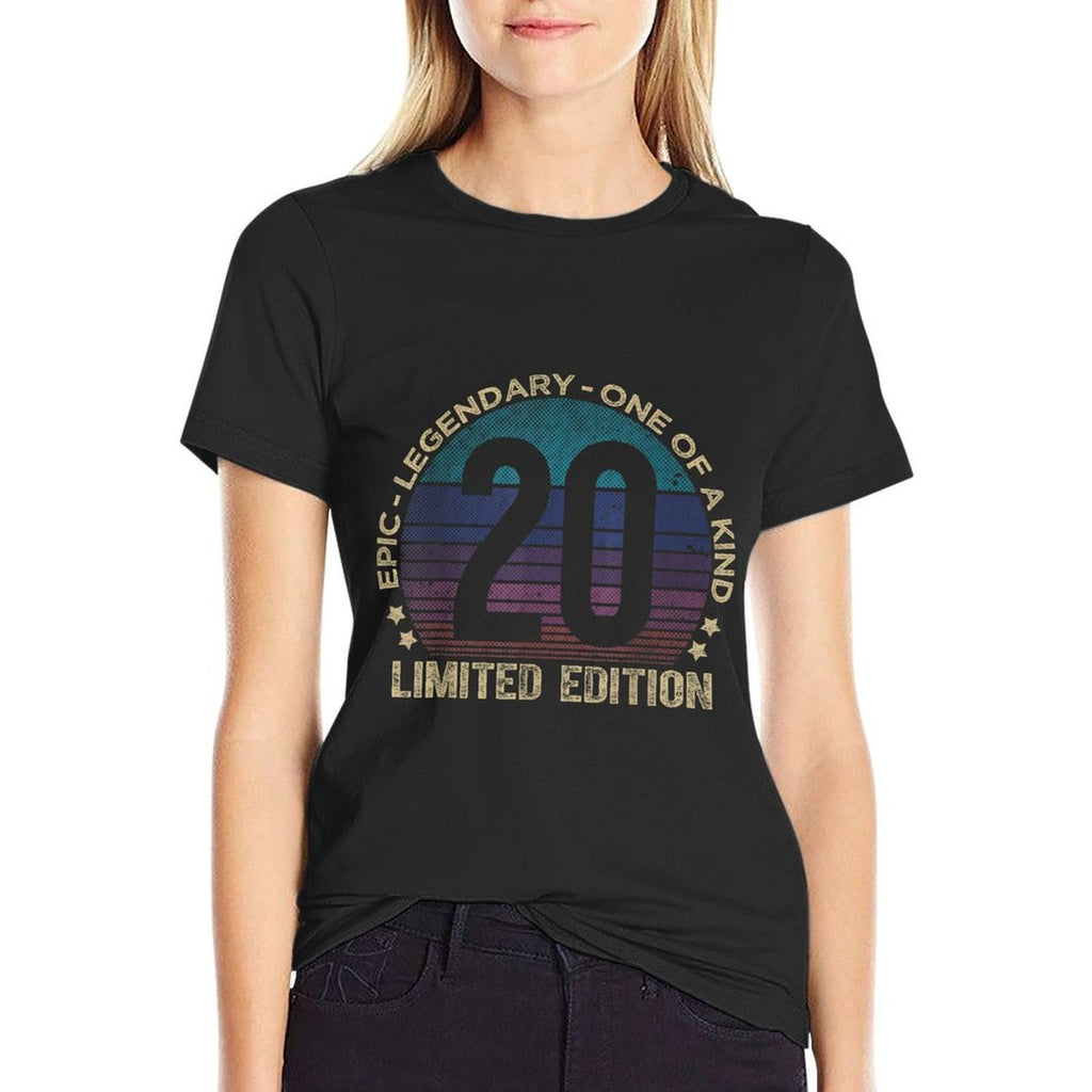 20 Year Old Gifts Limited Edition Vintage 20th Birthday  Classic T-Shirt