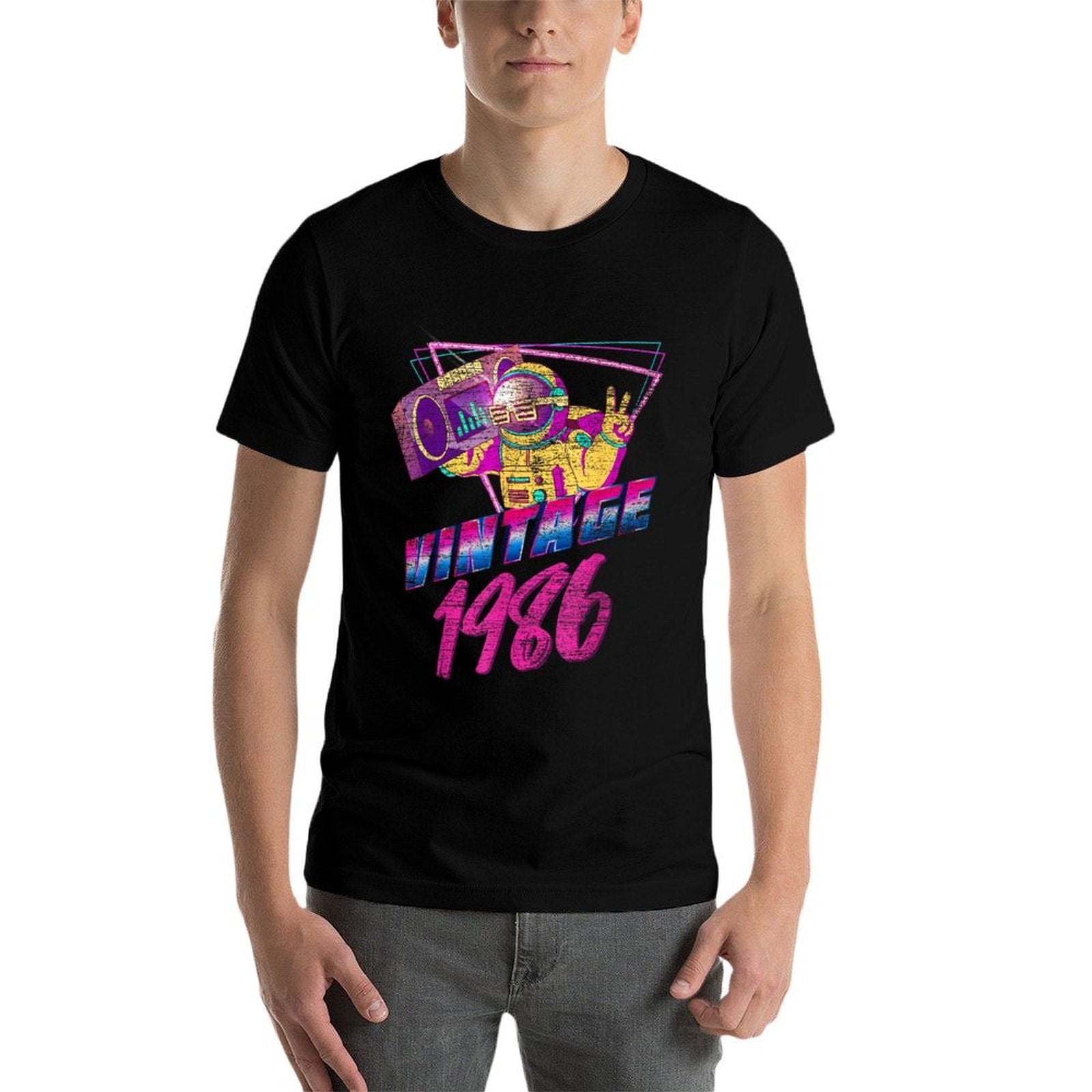 38th Birthday Gifts - Vintage 1986  Odor-resistant T-Shirt