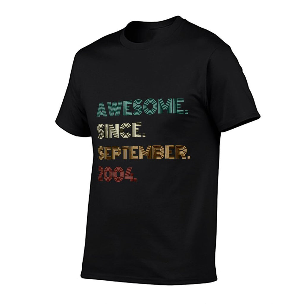 21 Years Old Awesome Since September 2004 21st Birthday  Polyester Blend T-Shirt