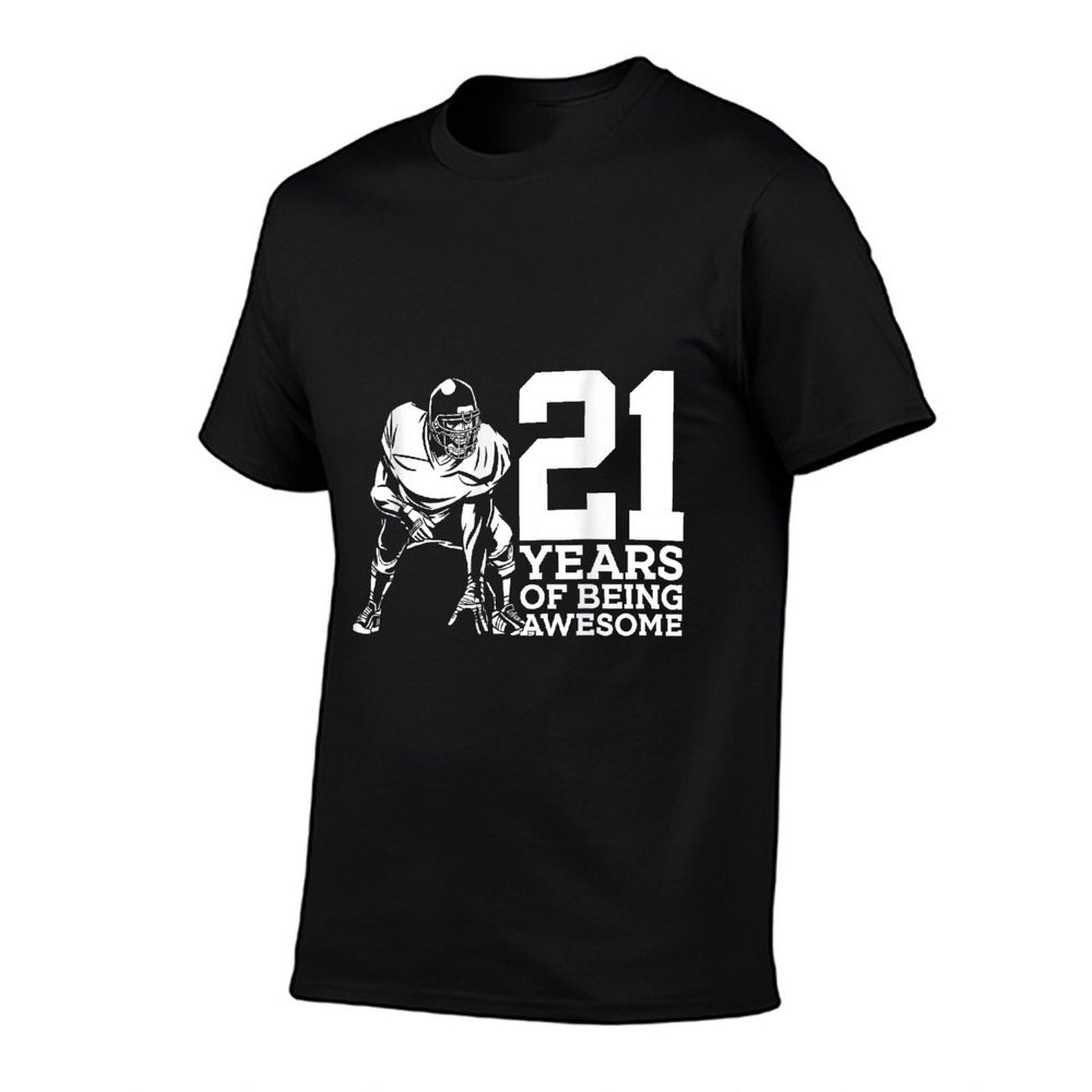 21 YEARS OF BEING AWESOME FOOTBALL 21ST BIRTHDAY Comfortable T-Shirt
