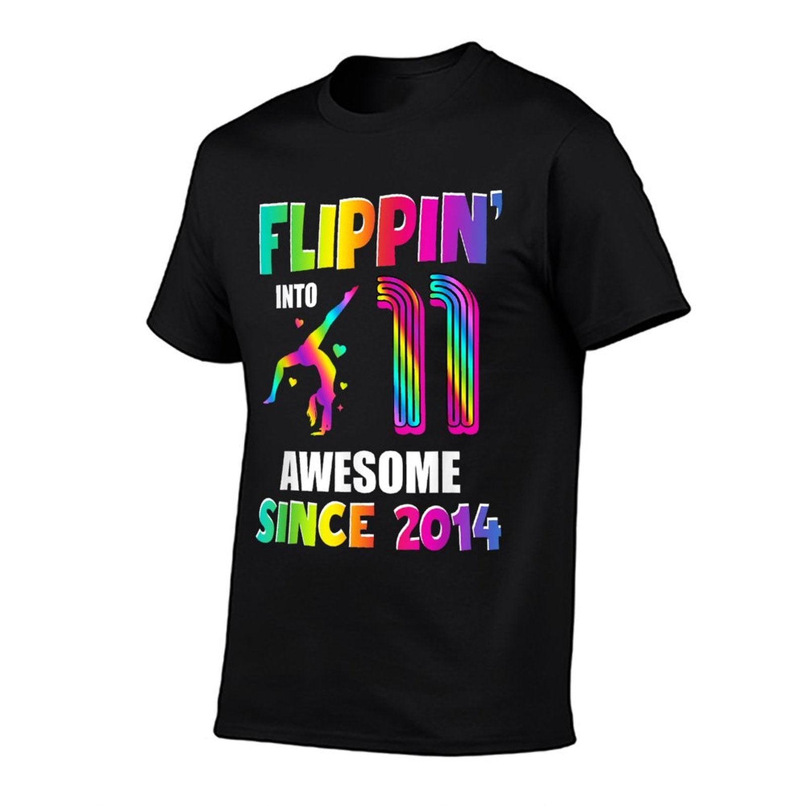 11th Birthday Gymnastics Girl 11 Year Old Gymnast Born 2014  Stretchy T-Shirt