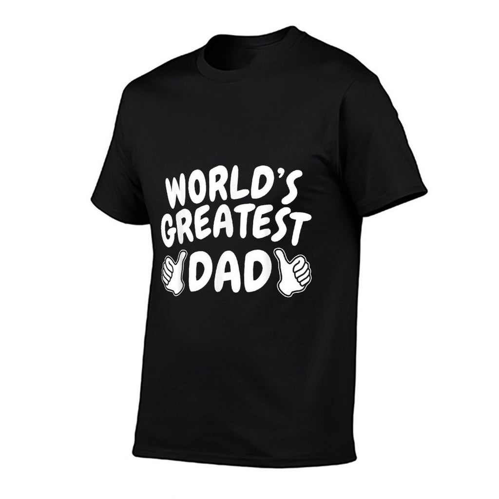 1 Dad Shirt Number 1 Dad Worlds Greatest Dad Tshirt  Soft T-Shirt
