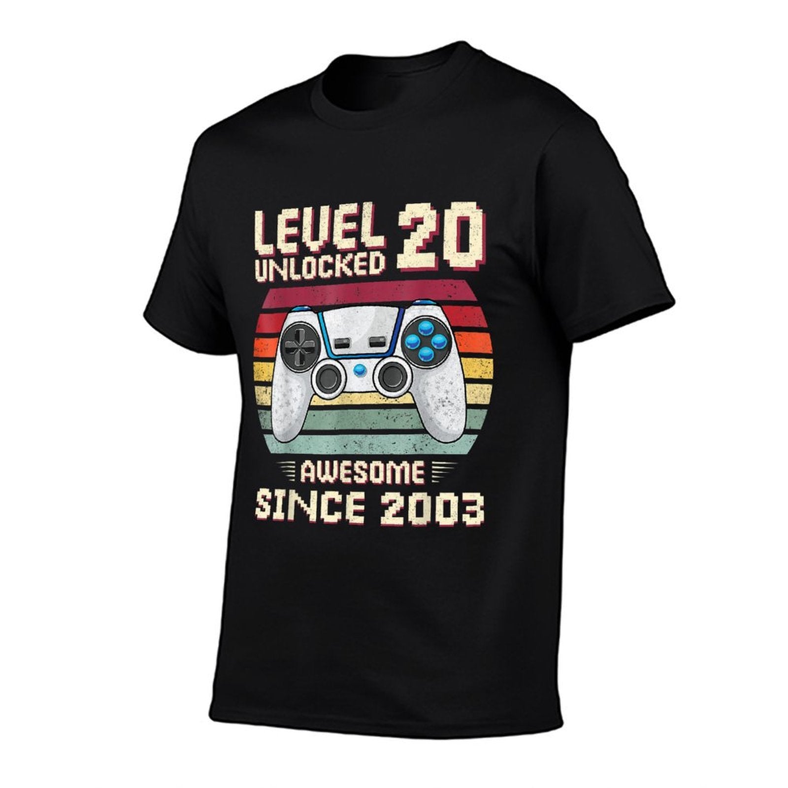 20 Birthday Decorations Gamer Men Video 2003 20th Birthday  Vintage-inspired T-Shirt
